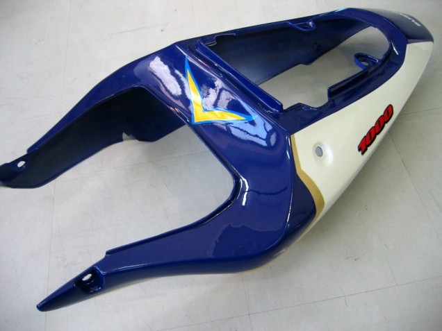 2000-2002 Suzuki GSXR1000 Motorcycle Fairings - Yellow Dark Blue White Motul Corona Canada