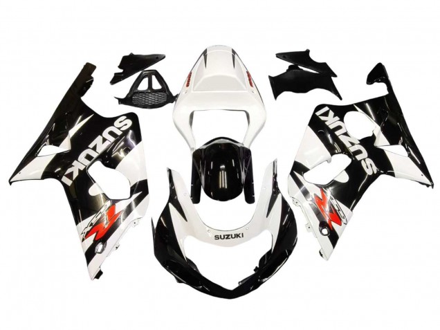 2000-2002 Suzuki GSXR1000 Motorcycle Fairings - White Glossy Black Red Canada