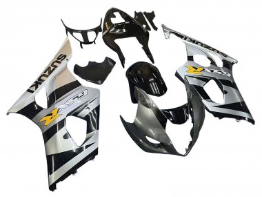 2003-2004 Suzuki GSXR 1000 Motorcycle Fairings - Glossy Black Silver Grey Yellow Canada