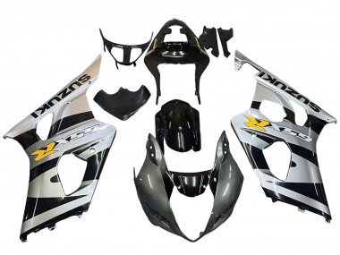 2003-2004 Suzuki GSXR 1000 Motorcycle Fairings - Glossy Black Silver Grey Yellow Canada