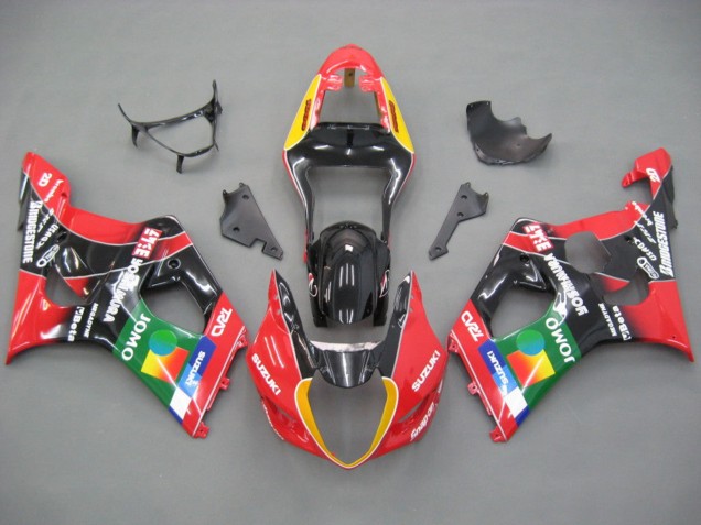 2003-2004 Suzuki GSXR 1000 Motorcycle Fairings - Red Yellow Blue Green Black JOMO Canada