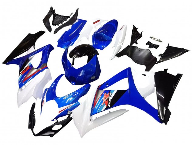 2007-2008 Suzuki GSXR 1000 Motorcycle Fairings - White Blue Black Red Canada