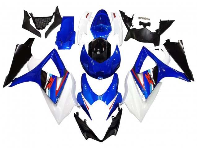 2007-2008 Suzuki GSXR 1000 Motorcycle Fairings - White Blue Black Red Canada