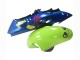 1996-2007 Suzuki GSXR 1300 Hayabusa Motorcycle Fairings - Blue Green Shark 46 Canada