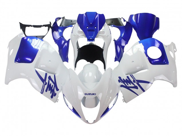 1996-2007 Suzuki GSXR 1300 Hayabusa Motorcycle Fairings - White Blue Hayabusa Canada