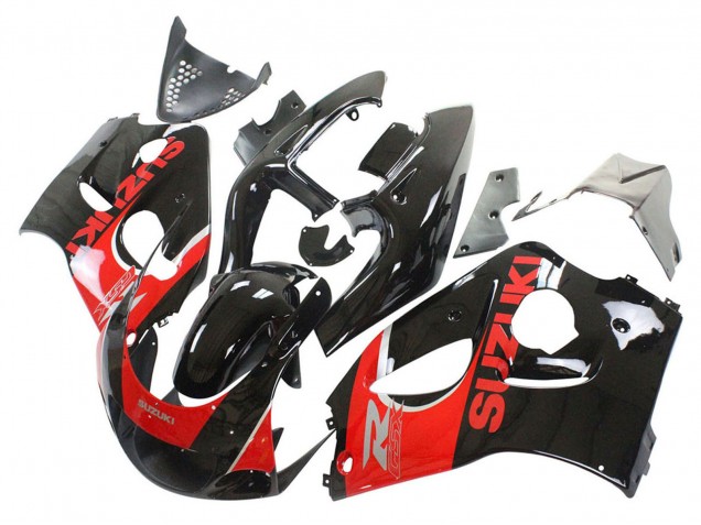 1996-2000 Suzuki GSXR 600 / GSXR 750 Motorcycle Fairings - Black Red Canada
