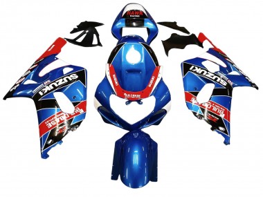 2001-2003 Suzuki GSXR 600 / GSXR 750 Motorcycle Fairings - Blue Red Racing Canada