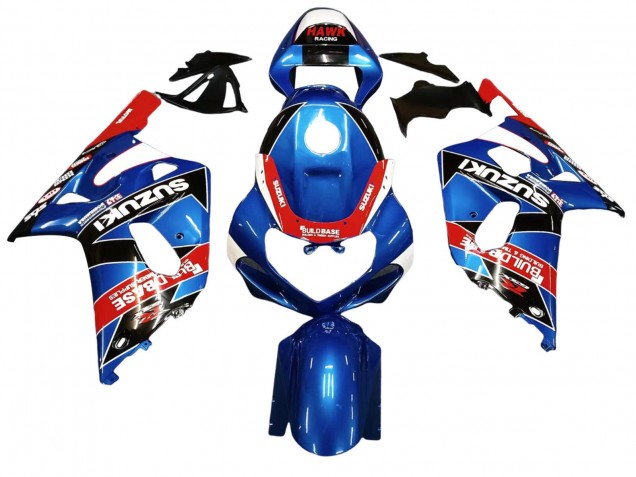 2001-2003 Suzuki GSXR 600 / GSXR 750 Motorcycle Fairings - Blue Red Racing Canada
