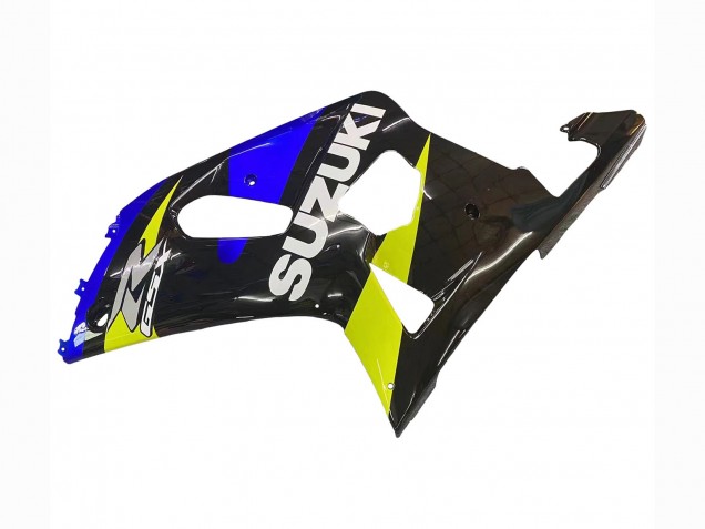 2001-2003 Suzuki GSXR 600 / GSXR 750 Motorcycle Fairings - Blue Yellow Glossy Black Canada