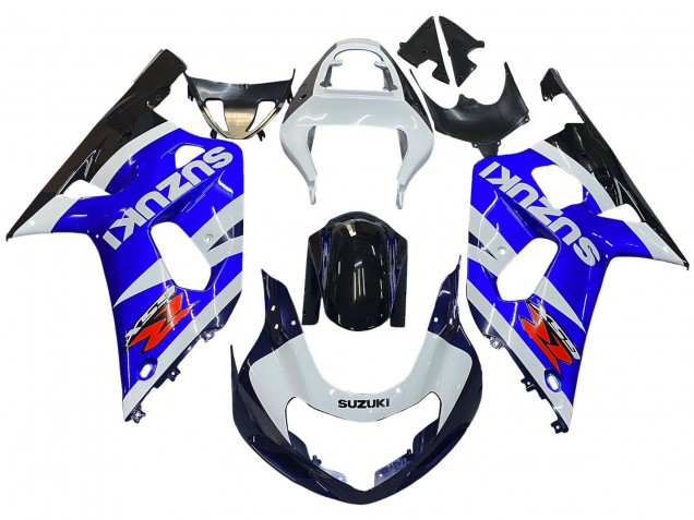 2001-2003 Suzuki GSXR 600 / GSXR 750 Motorcycle Fairings - Blue White Glossy Black Red Canada