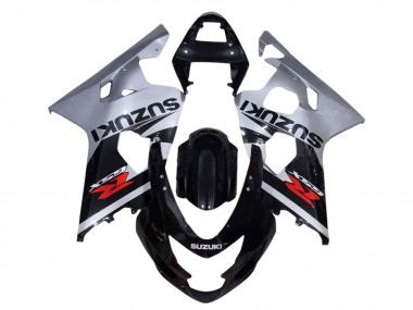 2001-2003 Suzuki GSXR 600 / GSXR 750 Motorcycle Fairings - Silver Glossy Black Red Canada