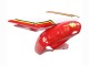 2004-2005 Suzuki GSXR 600 / GSXR 750 Motorcycle Fairings - White Red Yellow Michelin Texaon Heron 7 Canada