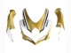 2008-2010 Suzuki GSXR 600 / GSXR 750 Motorcycle Fairings - Matte Black White Gold Canada