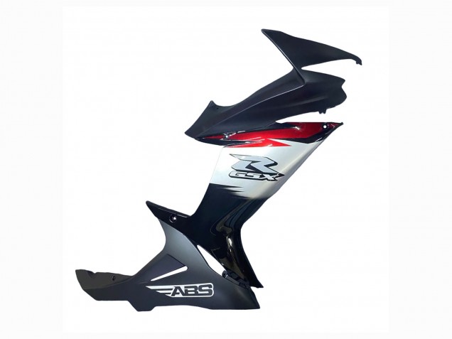 2011-2024 Suzuki GSXR 600 / GSXR 750 Motorcycle Fairings - Glossy Black Forged Carbon Fiber Silver Red Canada