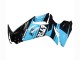 2011-2024 Suzuki GSXR 600 / GSXR 750 Motorcycle Fairings - Glossy Black Light Blue Canada