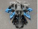 2011-2024 Suzuki GSXR 600 / GSXR 750 Motorcycle Fairings - Glossy Black Light Blue Canada