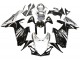 2011-2024 Suzuki GSXR 600 / GSXR 750 Motorcycle Fairing - Glossy Black Silver Canada