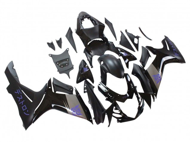 2011-2024 Suzuki GSXR 600 / GSXR 750 Motorcycle Fairings - Matte Black Grey Purple Canada