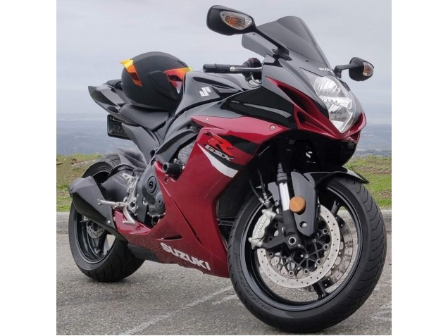 2011-2024 Suzuki GSXR 600 / GSXR 750 Bike Fairings - Red Glossy Black Canada
