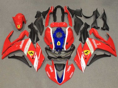 2015-2018 Yamaha YZF R3/R25 Motorcycle Fairings - Red White Blue Canada