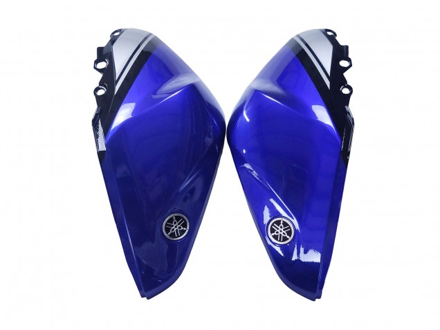 2015-2018 Yamaha YZF R3/R25 Motorcycle Fairings - White Blue Black Yamalube Canada
