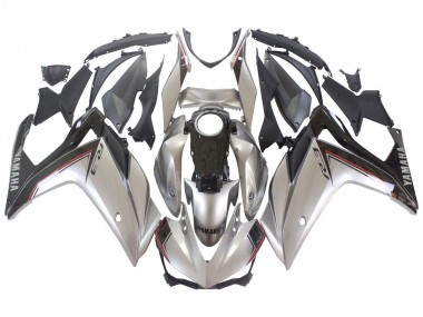 2015-2018 Yamaha YZF R3/R25 Motorcycle Fairings - Silver Black Canada