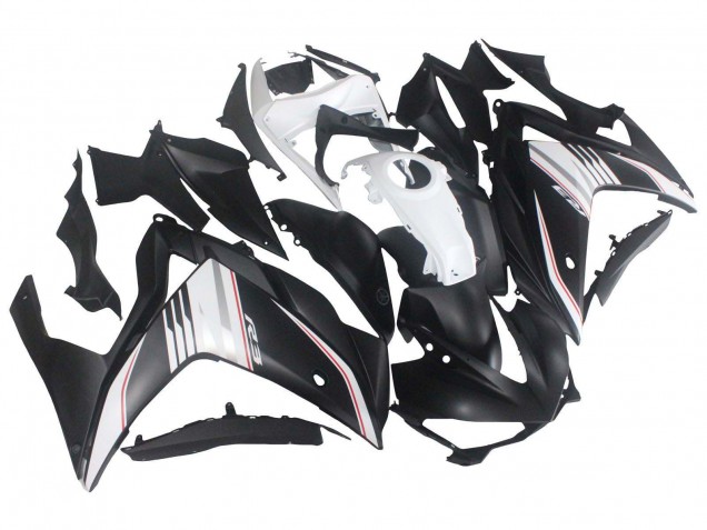 2015-2018 Yamaha YZF R3/R25 Motorcycle Fairing - White Red Matte Black Canada