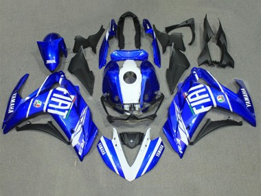 2015-2018 Yamaha YZF R3/R25 Motorcycle Fairings - Blue White Fiat Canada