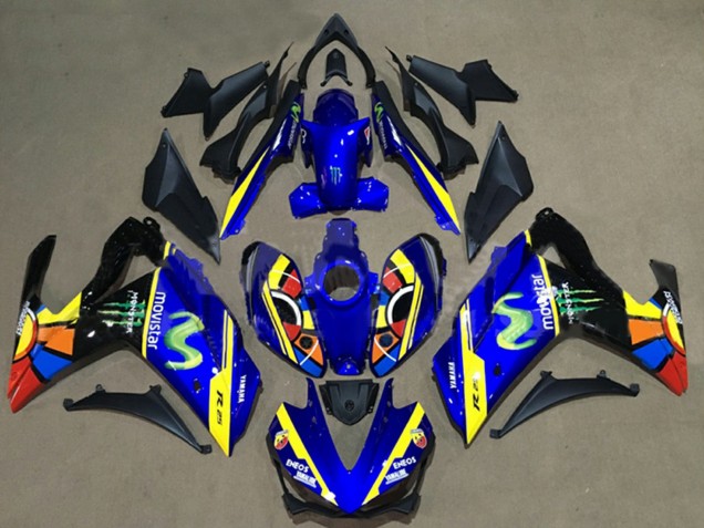 2015-2018 Yamaha YZF R3/R25 Motorcycle Fairings - Blue Yellow Red Black Green Monster Canada