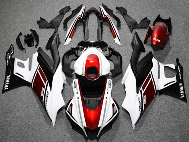 2019-2021 Yamaha YZF R3/R25 Motorcycle Fairings - White Red Black Canada