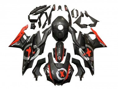 2019-2021 Yamaha YZF R3/R25 Motorcycle Fairings - Red Black Carbon Fiber Canada