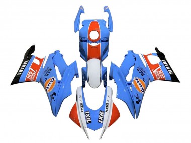 2022-2024 Yamaha YZF R3/R25 Motorcycle Fairings - Blue Orange White Gulf Canada