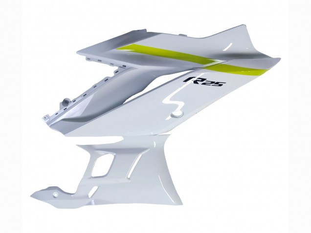 2022-2024 Yamaha YZF R3/R25 Motorcycle Fairings - White Yellow Black Canada