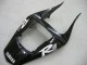 2000-2001 Yamaha YZF 1000 R1 Motorcycle Fairings - Glossy Black White Decal Canada