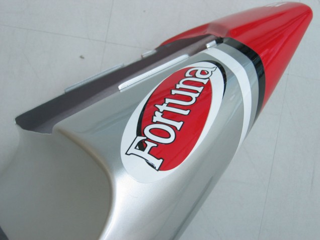 2000-2001 Yamaha YZF 1000 R1 Motorcycle Fairings - Silver Red Fortuna Motul Canada