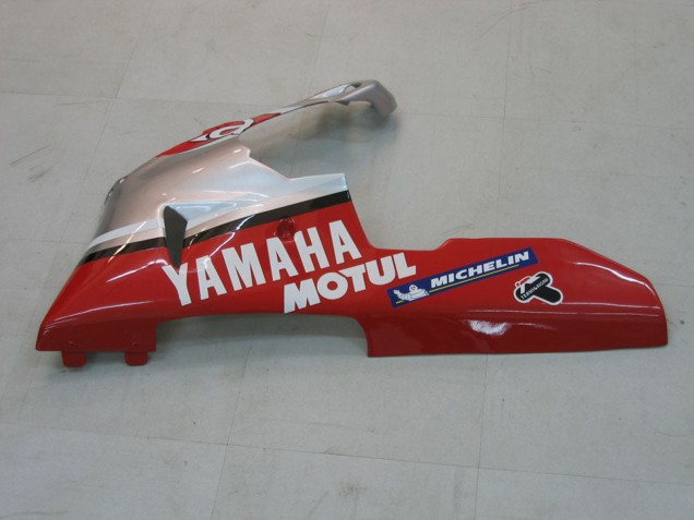 2000-2001 Yamaha YZF 1000 R1 Motorcycle Fairings - Silver Red Fortuna Motul Canada