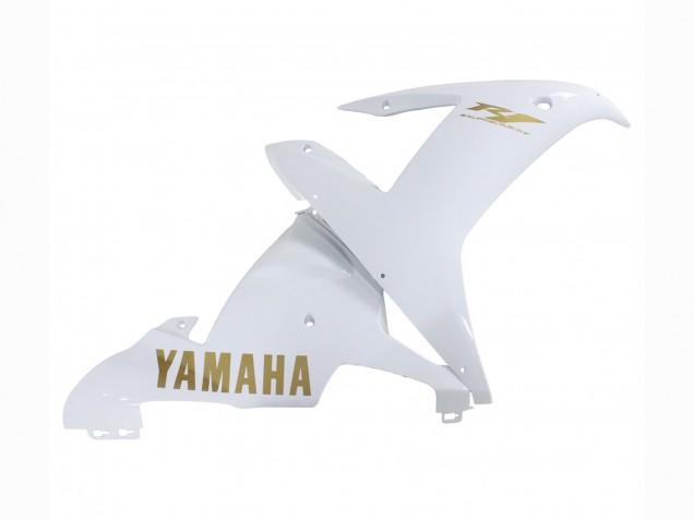 2002-2003 Yamaha YZF 1000 R1 Motorcycle Fairings - White Gold Decals Canada