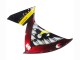 2009-2011 Yamaha YZF 1000 R1 Motorcycle Fairings - Red Yellow Black Shark 46 Canada