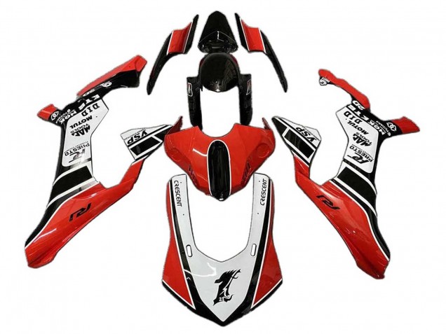 2020-2025 Yamaha YZF 1000 R1 Motorcycle Fairing - White Red Black Canada