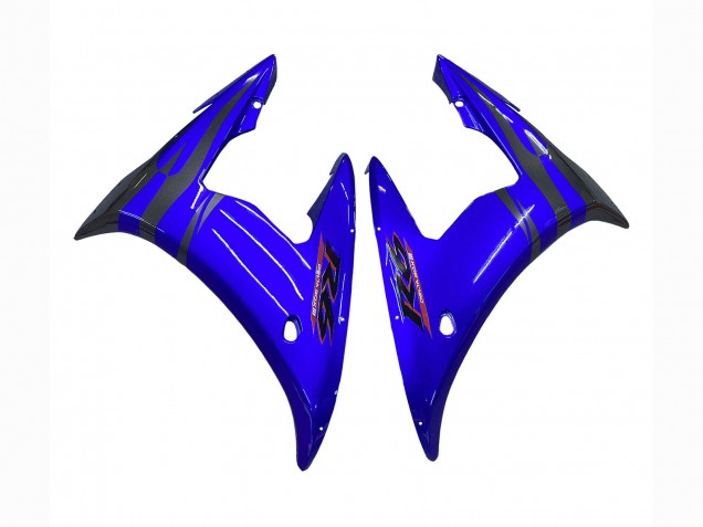 2003-2004 Yamaha YZF R6 Motorcycle Fairings - Blue Glossy Black Canada
