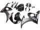 2003-2004 Yamaha YZF R6 Motorcycle Fairings - Glossy Black Matte Black White Decals Canada