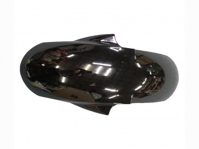 2003-2004 Yamaha YZF R6 Motorcycle Fairings - Glossy Black Matte Black White Decals Canada