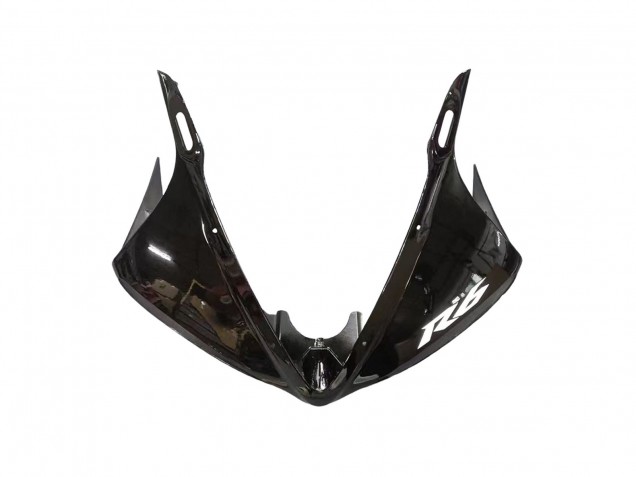 2006-2009 Yamaha YZF R6S Motorcycle Fairings - Glossy Black Matte Black White Decals Canada