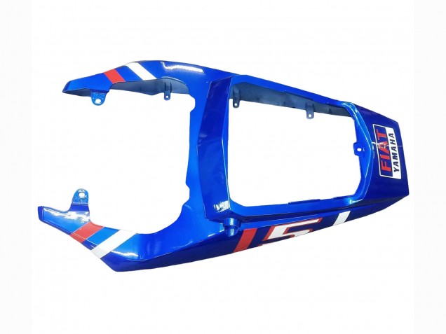 2003-2004 Yamaha YZF R6 Motorcycle Fairings - White Blue Fiat Motul Kastinee Canada