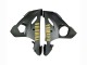 2006-2009 Yamaha YZF R6S Motorcycle Fairings - Matte Grey Matte Black Gold Decals Canada