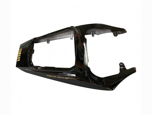 2006-2009 Yamaha YZF R6S Motorcycle Fairings - Glossy Black Matte Black Gold Decals Canada