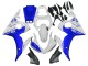 2006-2009 Yamaha YZF R6S Motorcycle Fairings - White Blue GYTR Canada
