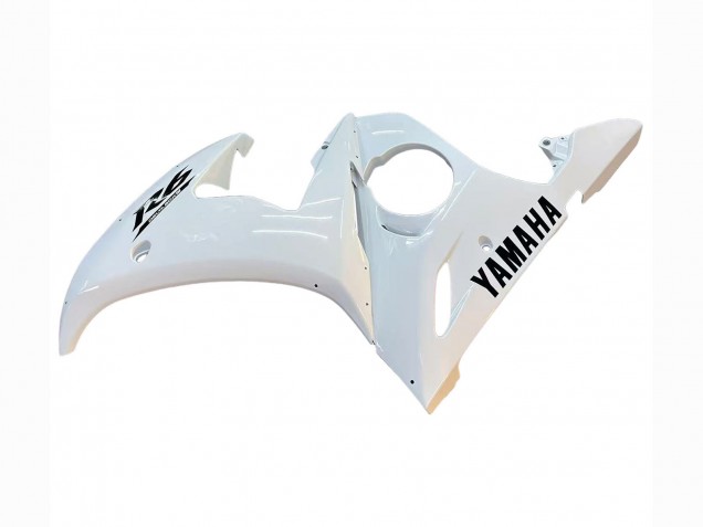 2006-2009 Yamaha YZF R6S Motorcycle Fairings - White Black Decals Canada