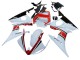 2006-2009 Yamaha YZF R6S Motorcycle Fairings - White Red Glossy Black Canada