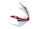 2006-2009 Yamaha YZF R6S Motorcycle Fairings - White Red Glossy Black Canada